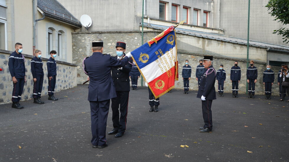 SDIS du Cantal - Passation de commandement