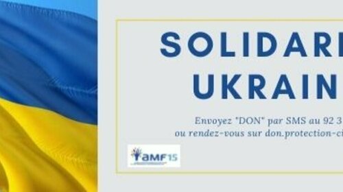 Solidarité UKRAINE - Appel aux dons Samedi 5 Mars 9H30-12H00