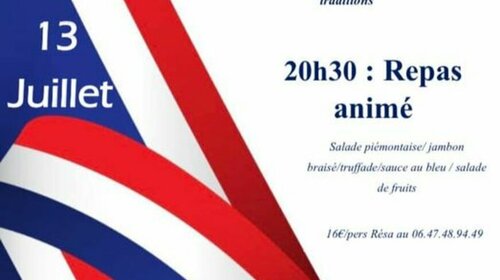 Le 13 juillet à Saint Etienne