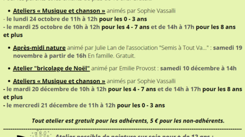 Ateliers Petit à petit