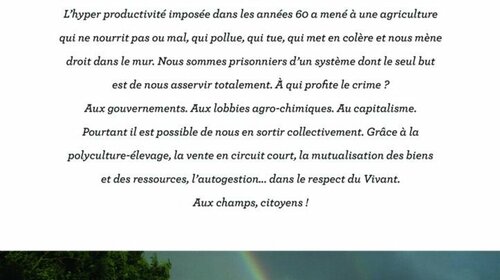Conférence gesticulée "Fermiers vos gueules" - Salle polyvalente 19H