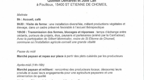 Le salon à la ferme